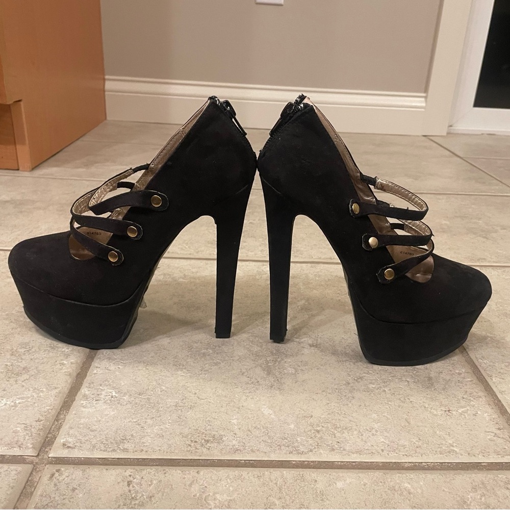 Black heels